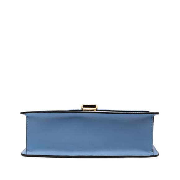 GUCCI Blue Leather Sylvie Shoulder Bag - Picture 3 of 6